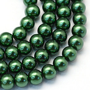 Hunter Green 8mm Pearl