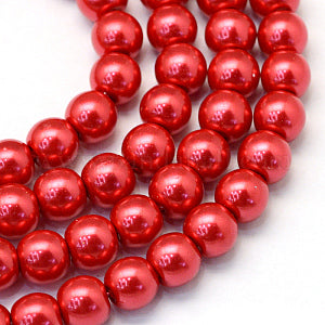 Red 8mm Pearl
