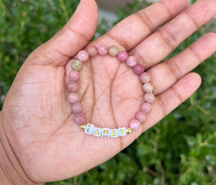 Rhodonite Matte Stone bracelet