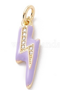 Purple Lightning Pendant