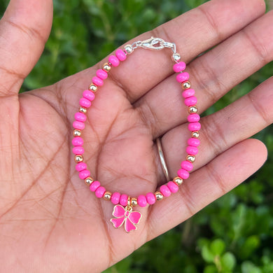 Pink dainty bow