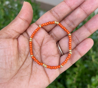 Burnt orange dainty