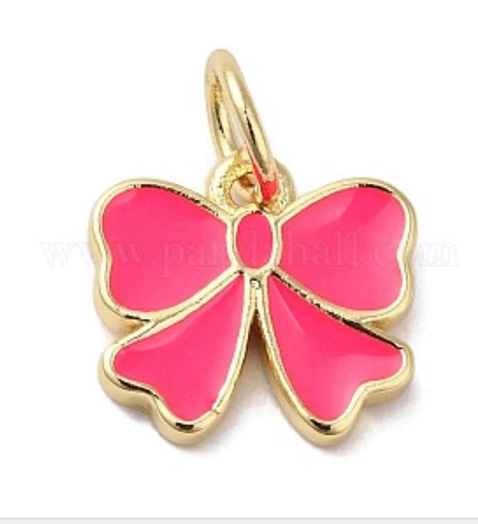 Neon Pink Bow