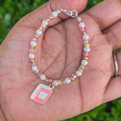 Pink Book Bracelet