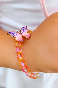 Sunset Butterfly Bracelet