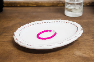 Magenta Frost Bracelet