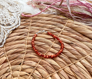 Burnt orange rondelle