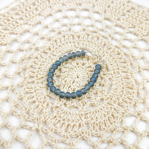 Steele Matte Blue (6mm Beads)